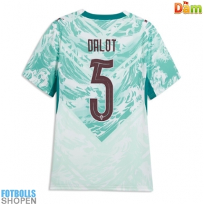 Billiga Portugal Diogo Dalot #5 Bortatröja Dam VM 2026 Kortärmad